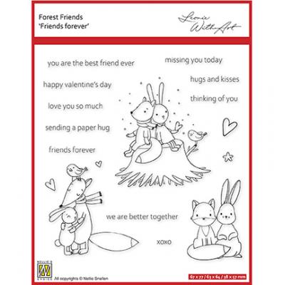 Nellie's Choice Clear Stamps - Friends Forever